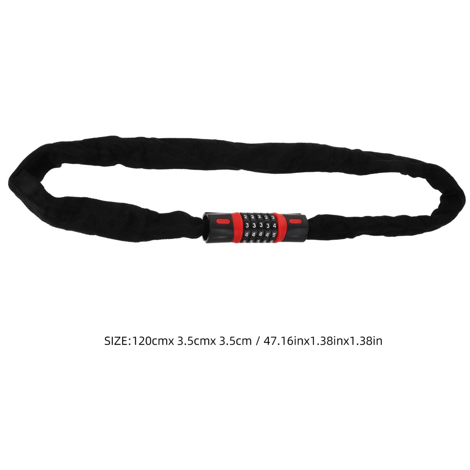 SUPVOX Chain Lock Password Bicycle Lock Durable for Bikes Motorcycles and More Multi Functional Design with Code