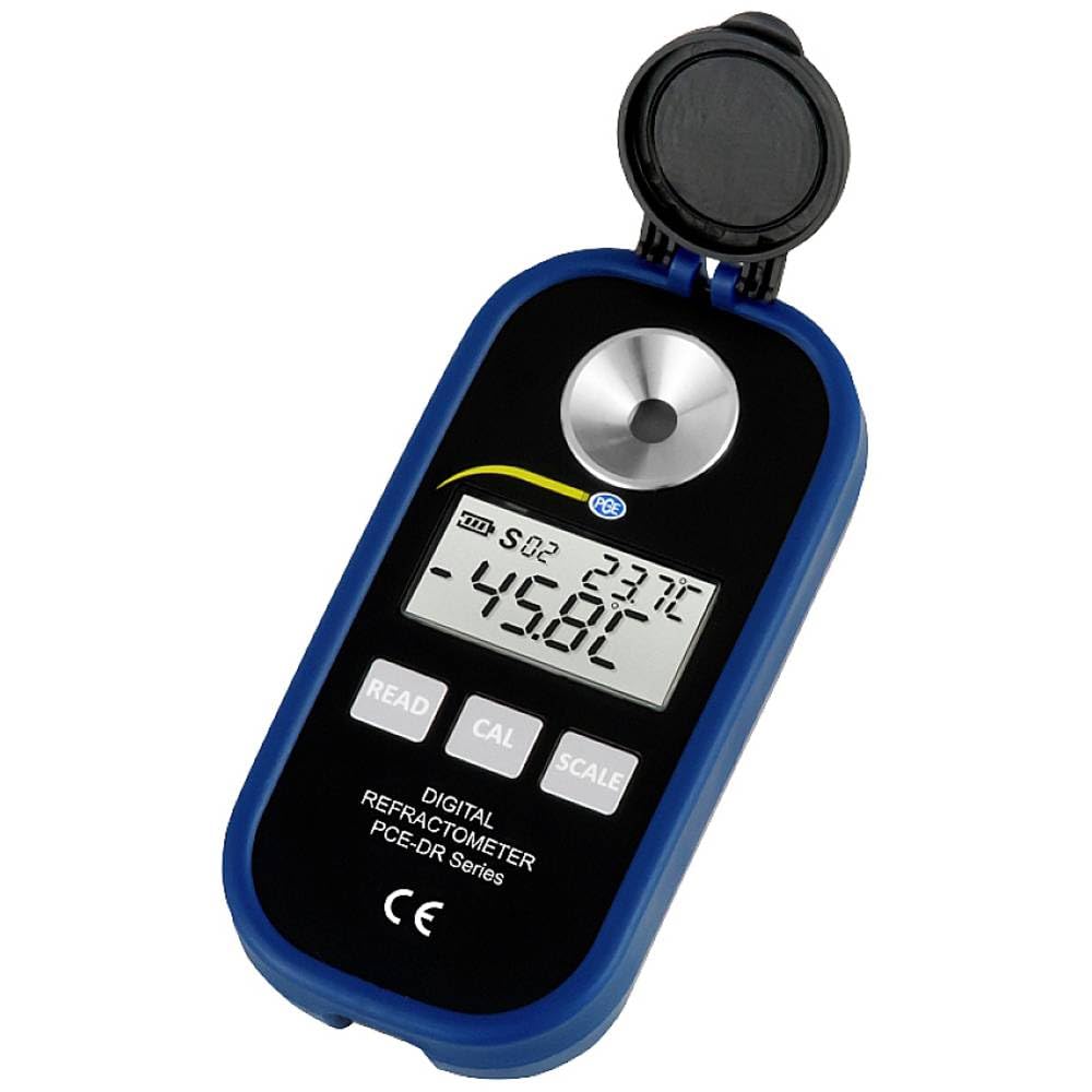 PCE Instruments Refractómetro digital anticongelante Etilenglicol, Propilenglicol PCE-DRA 1