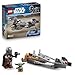 LEGO Star Wars Moto Speeder del Mandaloriano y Grogu - Moto de Juguete con Minifigura de DIN Djarin con Bláster - Regalo para Niños de 6+ Años y Fans - 75436