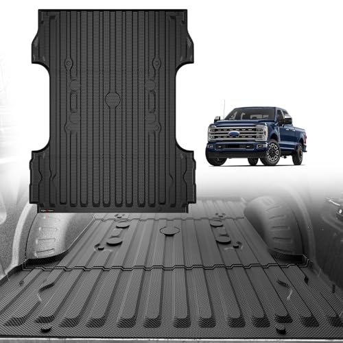 TripleAliners Truck Bed Mat Compatible with 2017-2024 2025 2026 Ford Super Duty...