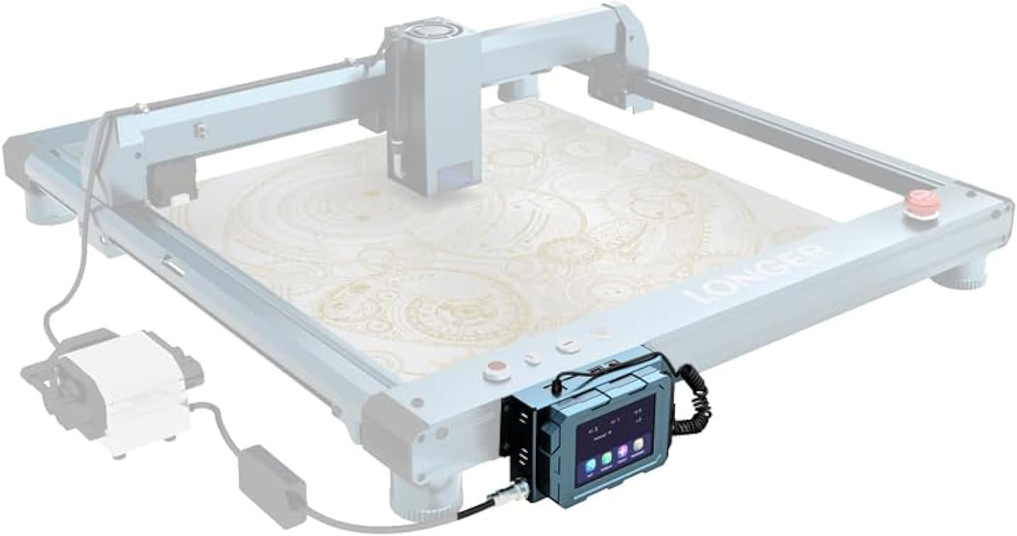 Longer HD 3.5-inch Magnetic Touch Screen, Enhancing The Operating Experience for LONGER B1 Series Laser Engravers