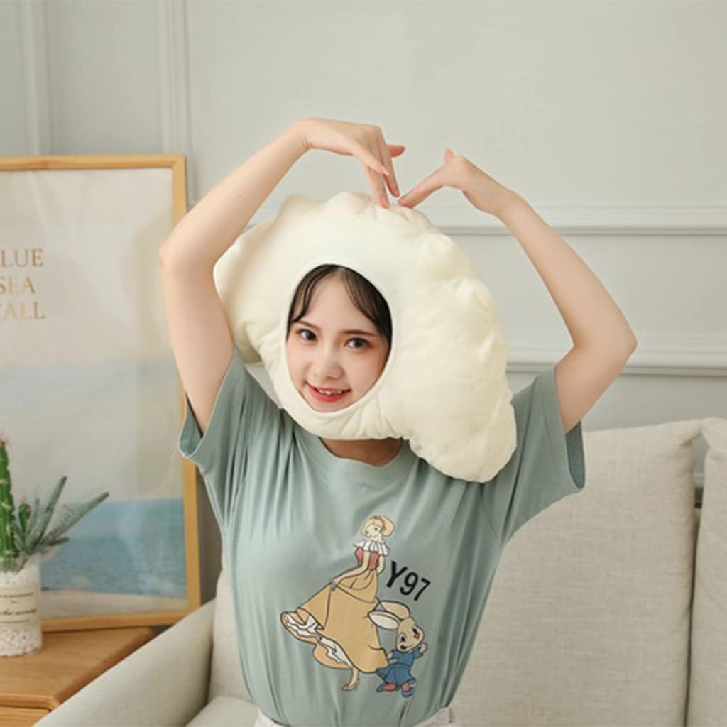 Lovely Chinese Dumpling Hat - Cute Dumpling Windproof Headgear Gift for Halloween Cosplay Xmas