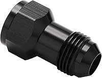 Vista 8 de 4AN hembra flare a 4AN macho Flare extensión adaptador de montaje recto aluminio negro