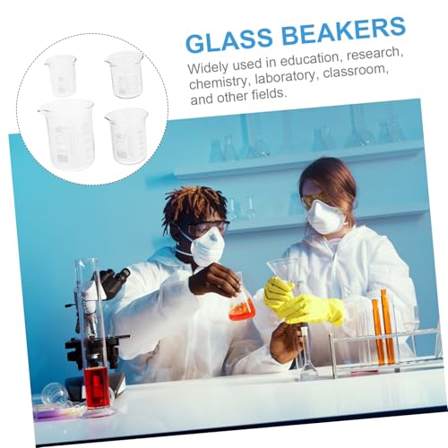 Béchers Verre Gradués à Mesure Précise pour Chimie - 4