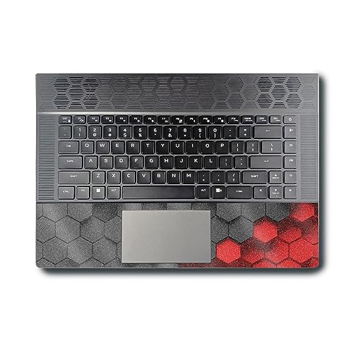 Image of MightySkins Glossy Glitter Skin Compatible with Alienware X16 R1 (2023) Full Wrap Kit - Two-Tone Hex | Protective, Durable High-Gloss Glitter Finish | Easy to Apply & Change Styles | Made in The USA