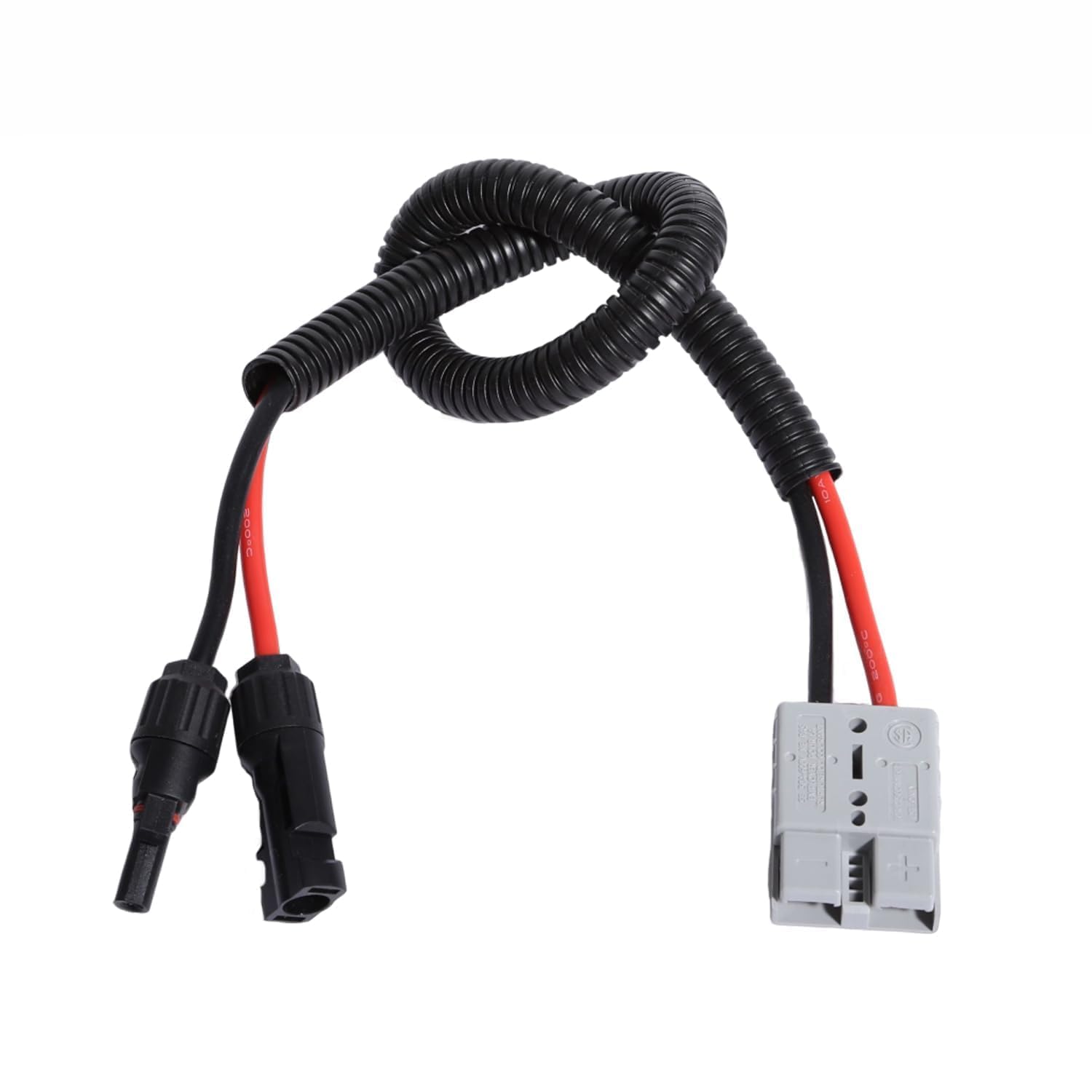 30CM MC4 Anderson Solarstecker Kabel 50A 10AWG 600V Wasserdichter Y Stecker Plug and Play Solarpanel Verlängerungskabel für SolargeneratorTragbare Generatoren Energiespeicher RV