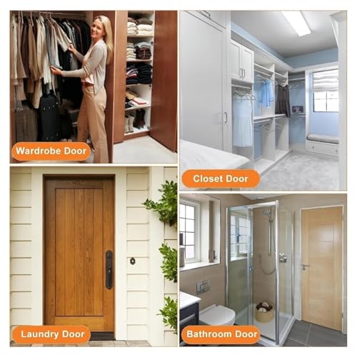 Kit de Reparación para Herrajes de Puertas Plegables Bifold, 2 Unidades, Piezas de Reemplazo para Puertas Correderas de Clóset miniatura 4