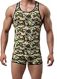 SHINO black Night - Tank Top - Microcamo - Farbe: green, Größe: M