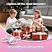Mini Drone for Girls and Beginners with Fancy LED & Altitude Hold,Birthday Gift for Kids 8-12,Pink RC Drone with Propeller Protection,360°Flips,3 Speed Mode,Indoor Outdoor RC Quadcopter Toy