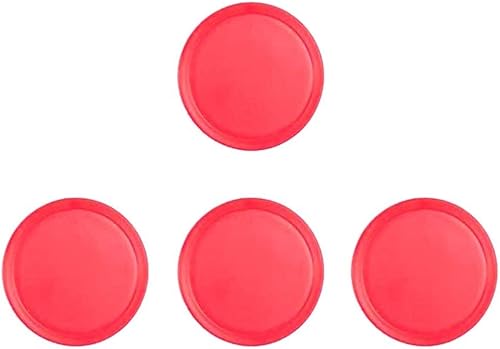 Miniatura 8 de Kisangel 4 unidades 1.969in Air Hockey Pucks Mini plástico Air Hockey Discos de Reemplazo de Mesa Air Hockey Objetivo Deportes Juguete Educativo