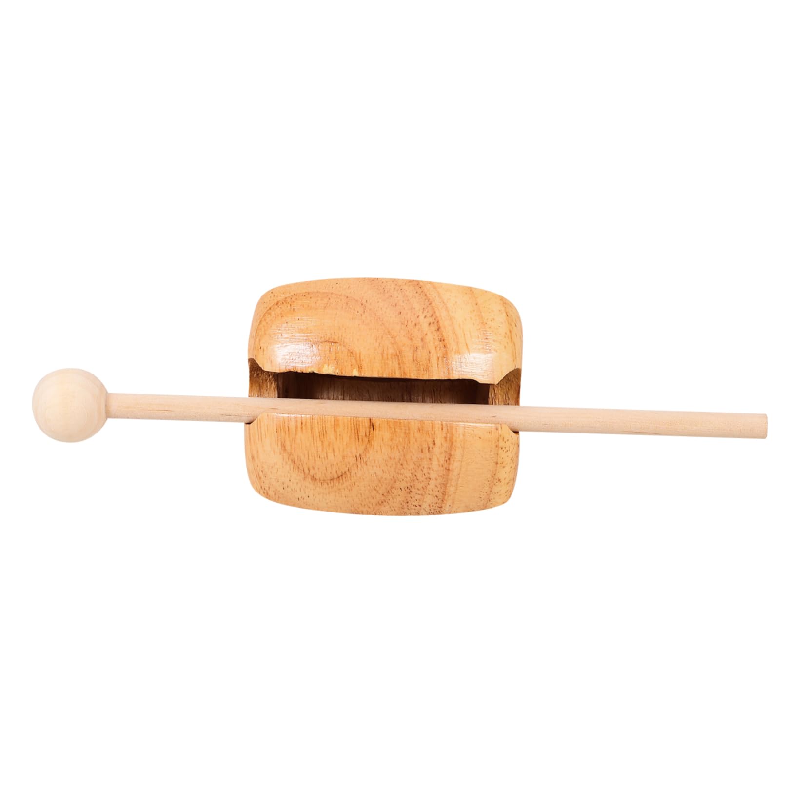 JOINPAYA 1 Set Wooden Percussion for Natural Wood Fish Temple Block Musical Plaything for Development Engaging Educational Music Experience