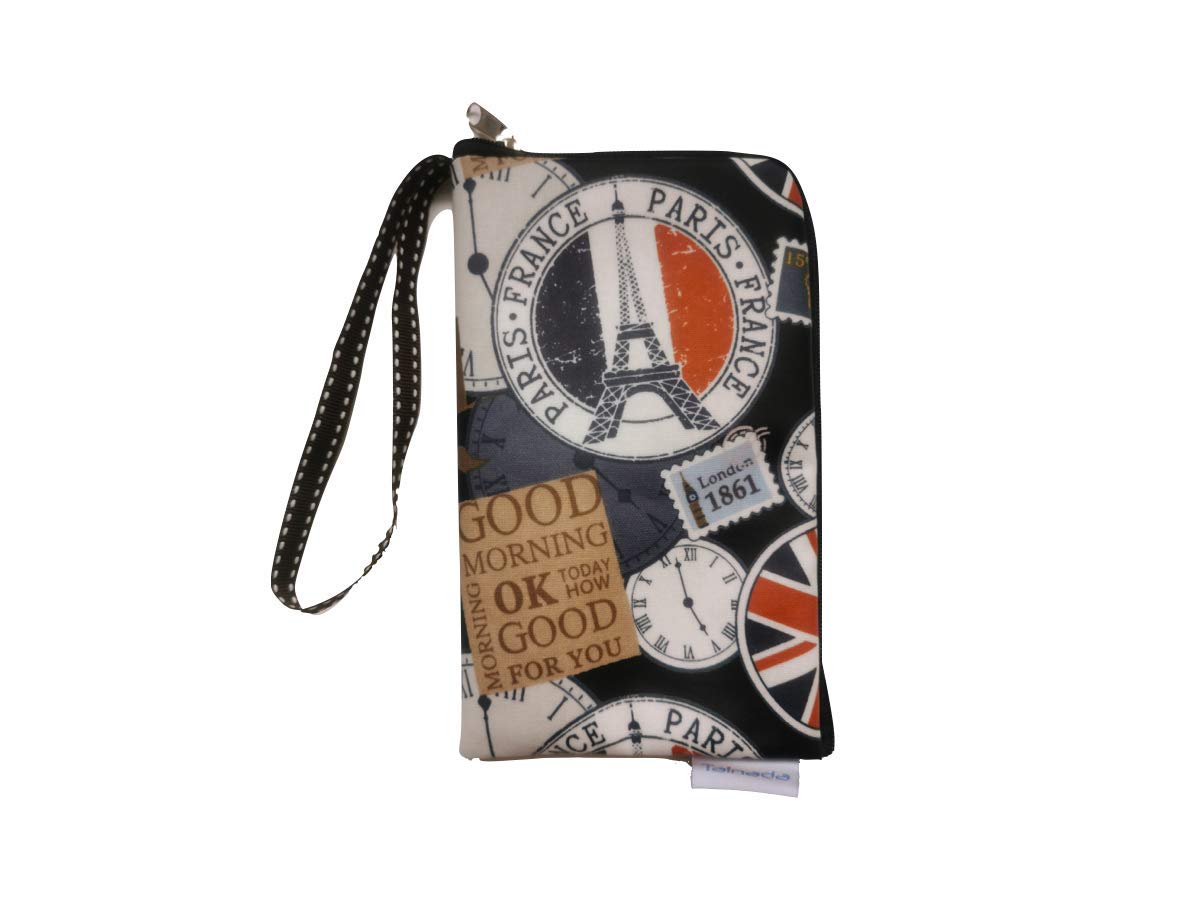 Taianda Women Phone Wristlet Wallet Pouch, Dual Slots (European Theme)