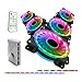 120mm Fan RGB Fans High Performance PC Fan RGB Computer Case Fans Low Noise Computer Fans Cooling Fans - 3 Packs 120mm Case Fan