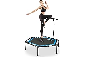 ONETWOFIT 48 Inch Bungee Cord Rebounder with Adjustable Handle