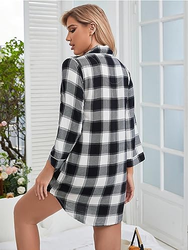 Robe de pyjama à manches longues pour un confort nocturne absolu - 6