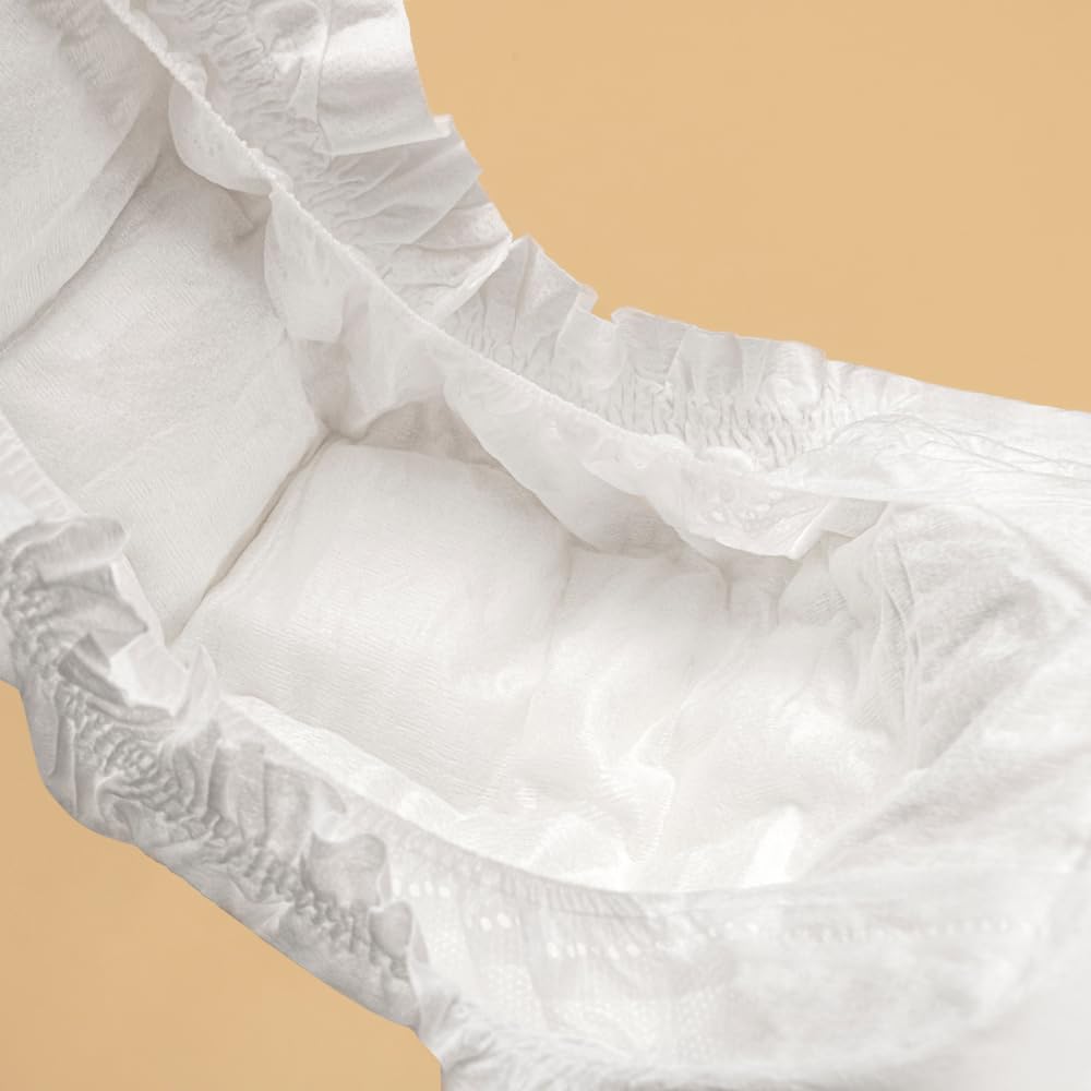 ECOBOOM JOY- Pañal Ecológico de BAMBÚ. 70% Biodegradable, Hipoalergénico (TALLA 3/M, 6-10 KG, PACK 4 BOLSAS - 128 pañales)