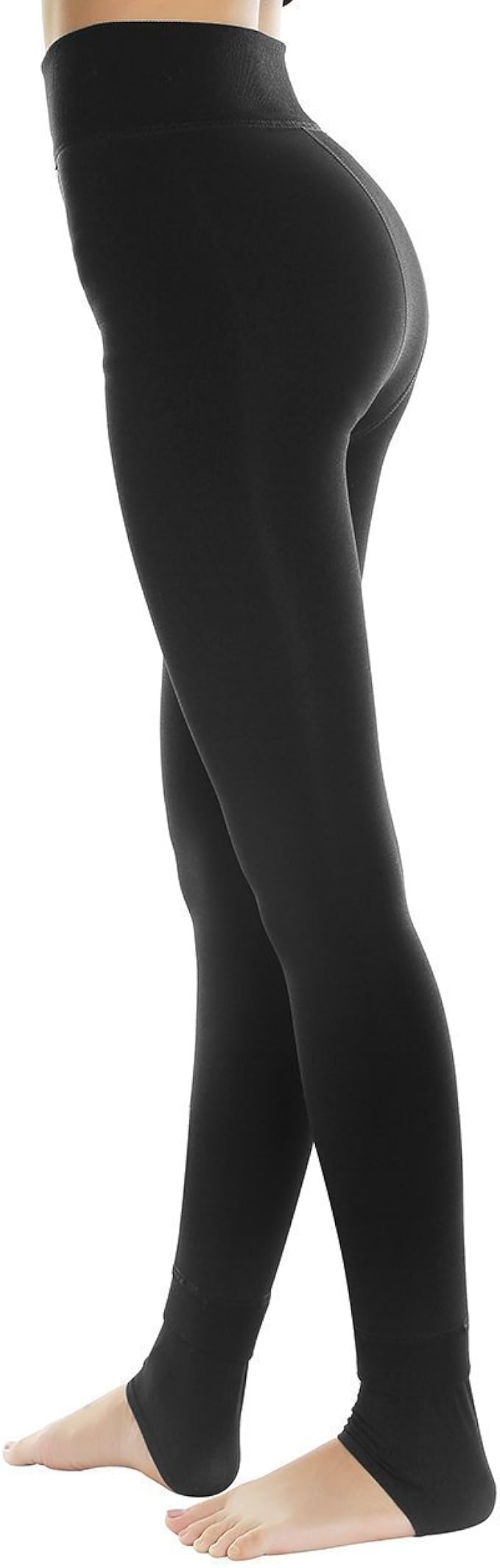 Thick black stretchy leggings Outlet