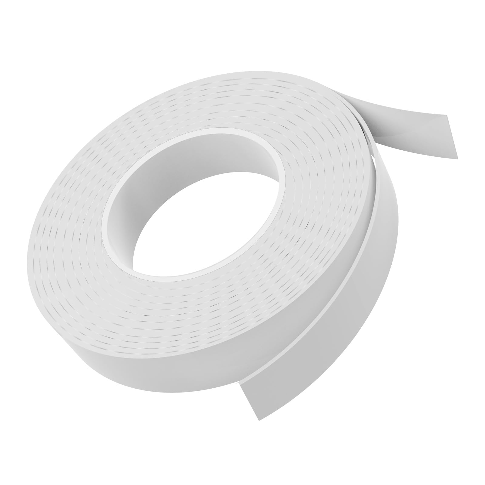 1.18 inch X 16.4 FT EVA Single-Sided Adhesive Foam Tape, Sealing Strip Foam Pad Sponge Tape Window Weatherproof, Self-Adhesive Insulation Sealing Tape (White)