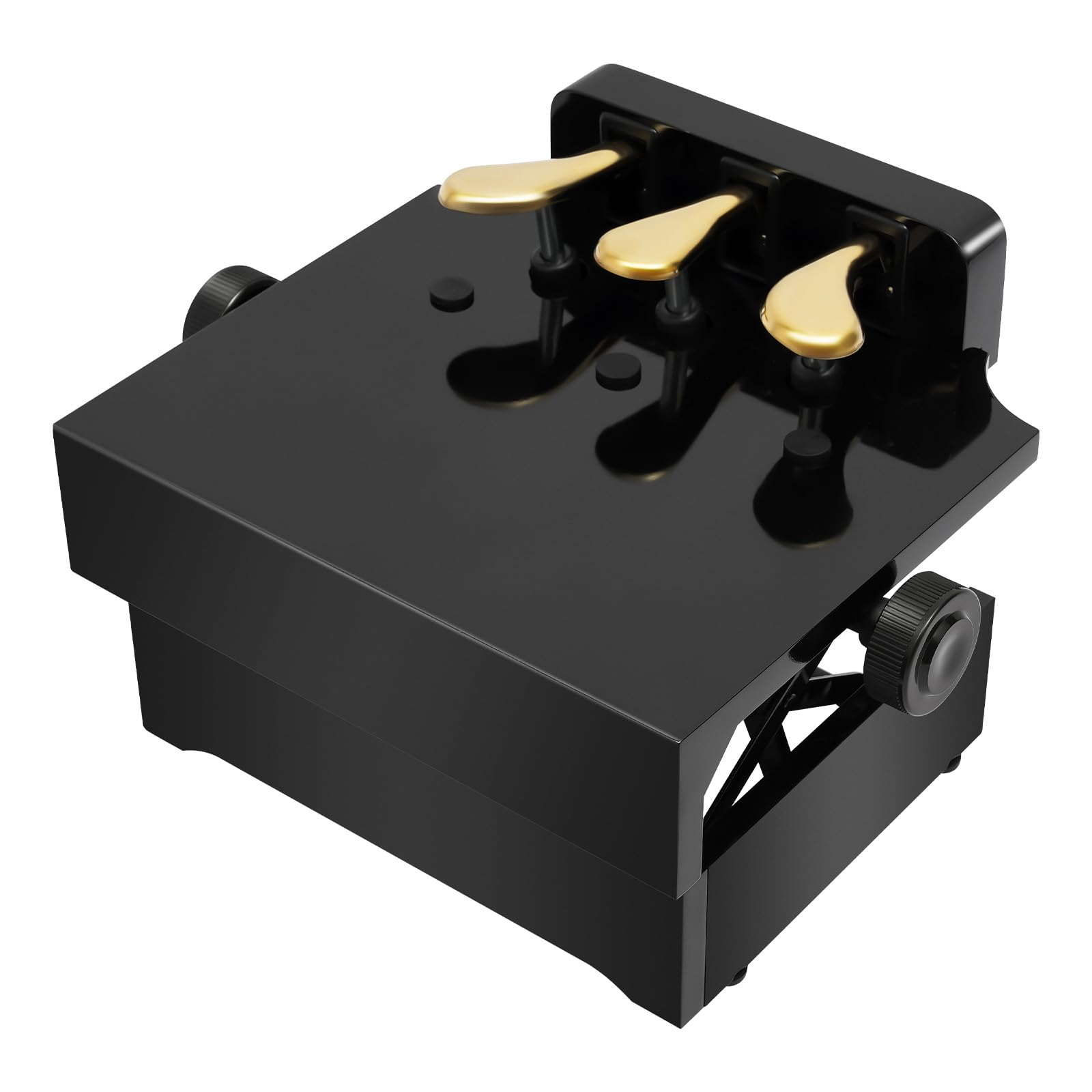 Extensión de pedal para piano, efecto pedal, banco con 3 pedales, con muelle de memoria y almohadillas protectoras para piano vertical, piano electrónico, piano digital, piano digital, rango de