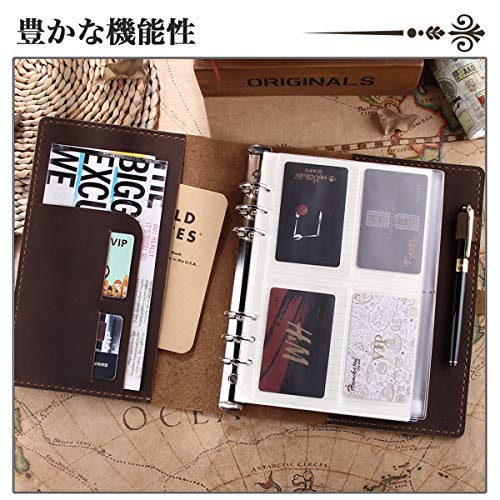 ROTERDON 本革システム手帳 A5サイズ