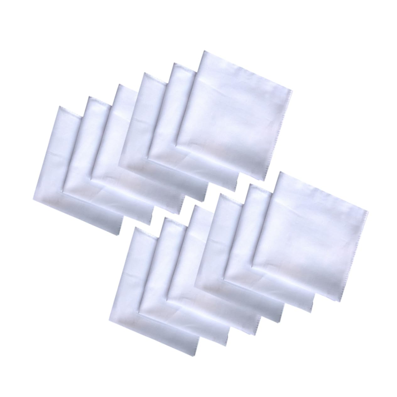 COSMEVIVI 12pcs Pure Cotton Tie-dye Handkerchiefs Square Towels for Painting Washable Bandanas Diy Craft Items