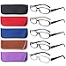 NORPERWIS Reading Glasses 5 Pairs Spring Hinge Comfort Fashion Quality Readers for Men and Women (5 Pack Mix Color, 4.00)