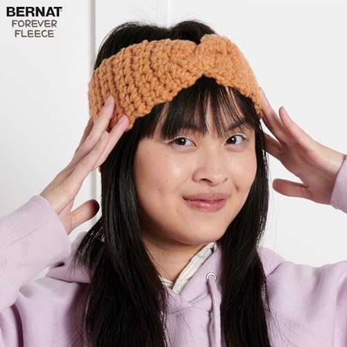 Image of Bernat Forever Fleece Soft Yarn for Crocheting, Seaglass, 2-Pack | #6 Super Bulky Yarn, 100% Polyester, Soft Fleece Crochet Yarn for Blankets, Knitting & Crafts, 194yds, 280g /9.9oz per skein