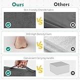 COSTWAY Toddler Climb and Crawl Foam Play Set, 6 Pieces Climbing Blocks with Skin-Friendly Chenille Fabric, Carrying Handles, Baby Soft Play Equipment for 1-3 Years Old - Image 3