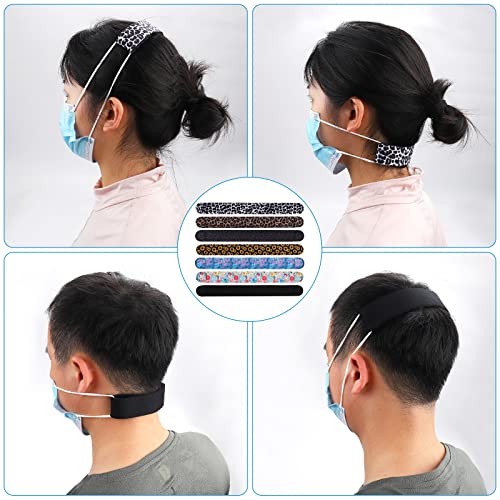 neoprene face mask ear savers comfortable mask extender for relief ear pain cute mask extender strap adjustable reusable lightweight mask holder with magic hook tape for teens amp adult