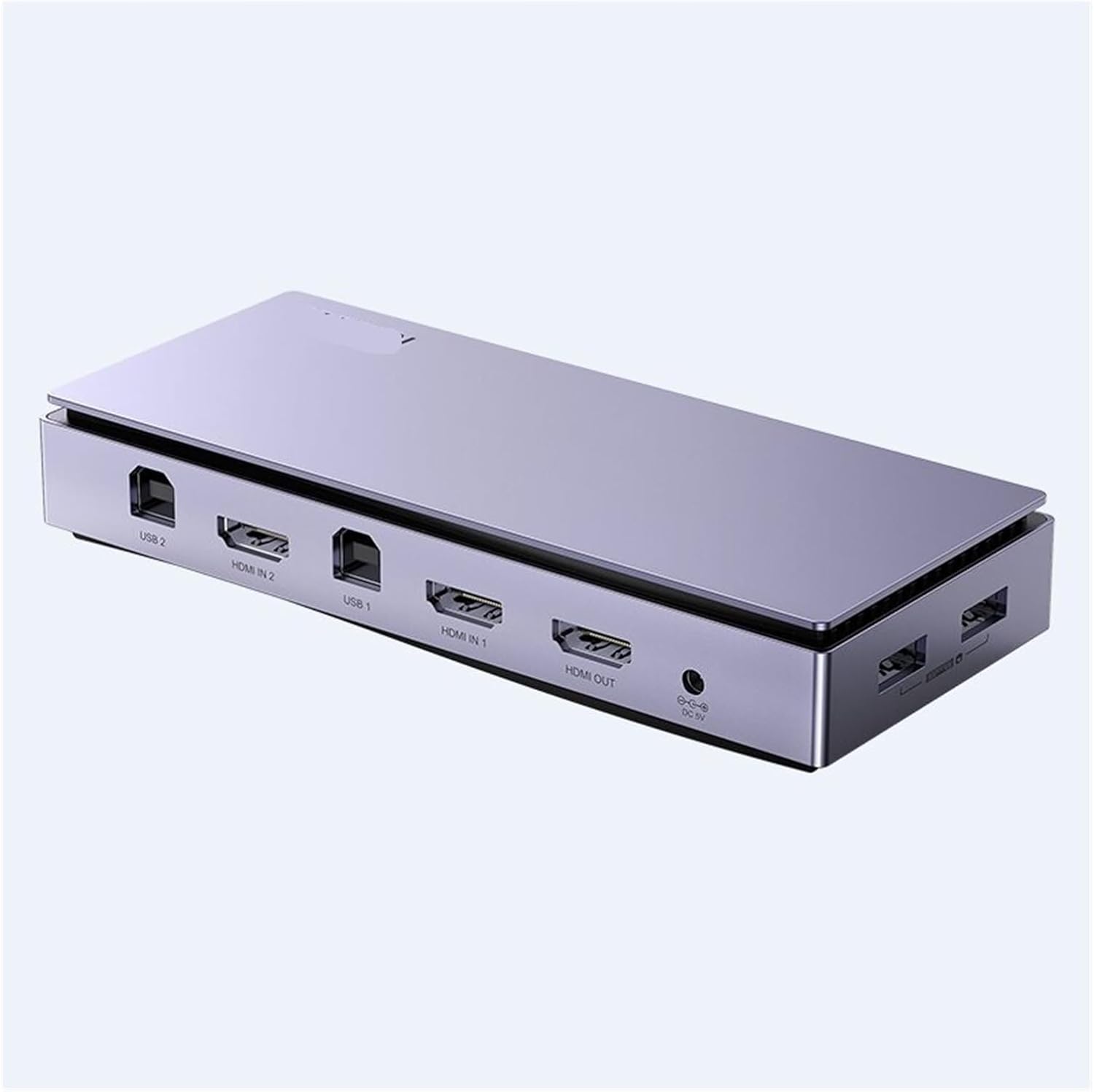 HDMI Split Screen Splitter into Two Computer Multi-Screen Two in and one Out Display Different Screen Switching Splitter