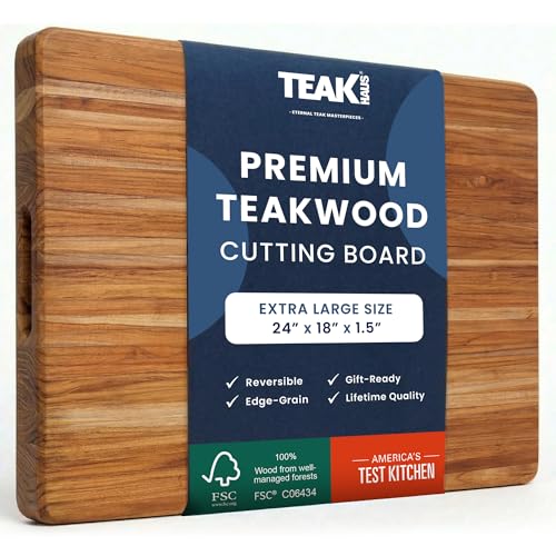 Teakhaus Extra Large (XL) Teak Wood Cutting Board