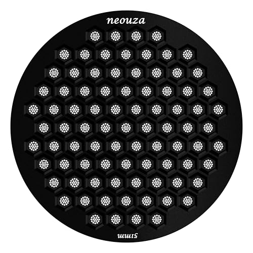 Neouza V4 - Pantalla De Disco Espresso 0,8 Mm, Malla De Panal De Abeja Doble Capa, Revestimiento Negro Para Portafiltro 1 Unidad, Negro, 51 Mm Neouza V4 - Pantalla De Disco Espresso 0,8 Mm, Malla De Panal De Abeja Doble Capa, Revestimiento Negro Para Portafiltro 1 Unidad, Negro, 51 Mm