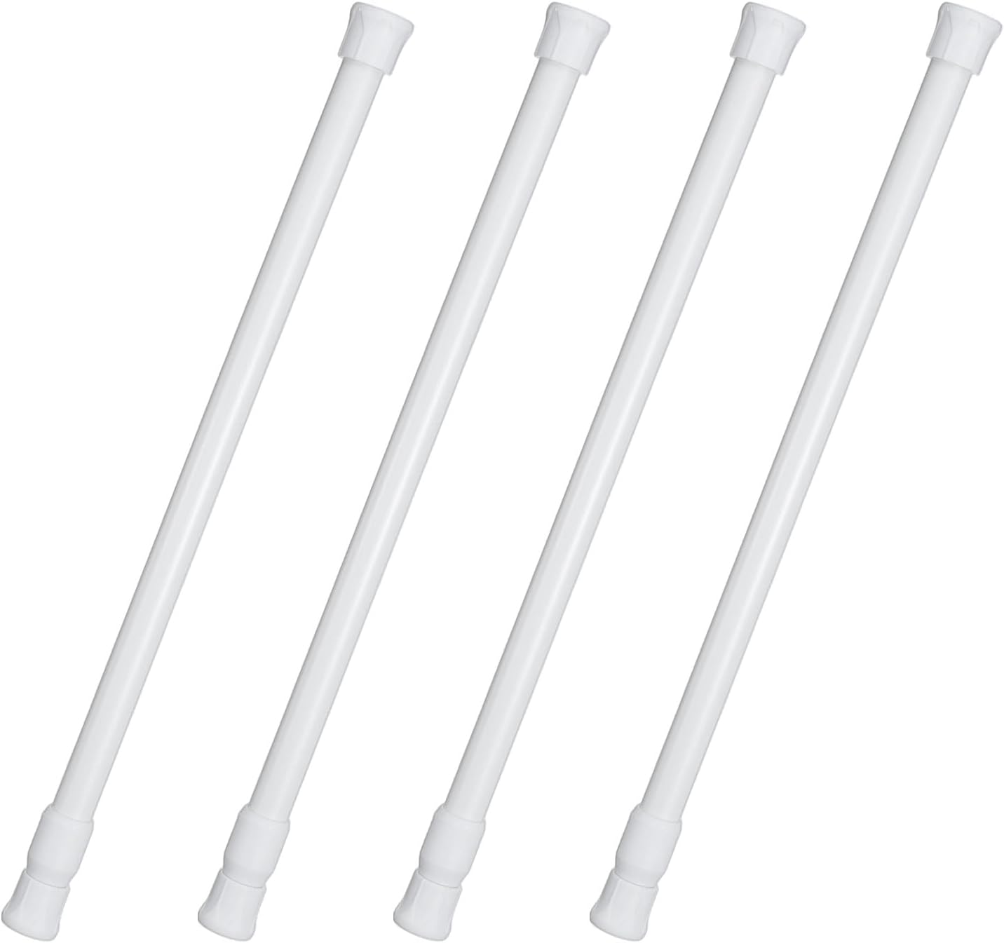 uxcell 4Pack Window Security Bar Door Lock Bars 400-700mm/15.7-27.6" White