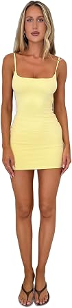 Tiger Mist Womens Minerva Open Back Mini Dress with Strappy Back Detail
