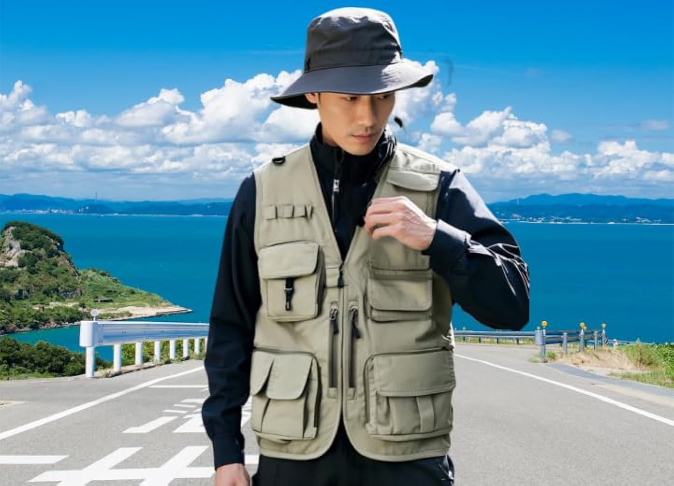 Amazon.co.jp: [songlibin] 釣り ベスト フィッシングベスト