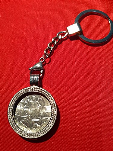 Llavero joya Piero della Francesca 1992 con monedas de plata de 500 liras 6