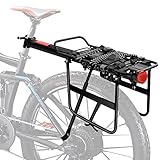 Bicycle Cargo Rack, 220lbs/100KG Load Rear Rack for Bicycle fits Most Mountain Bikes and Road Bikes,