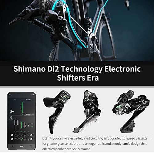 Kootu Carbon Road Bike Lightweight Electric Shifting Road Bicycle With Shimano Di2 9270 Groupset T1000 Full Carbon Frame & Fork & Wheelset With Disc Brake #TOP5