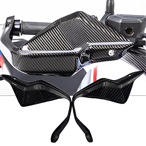 Protège-mains carbone pour BMW G310GS évitant le froid aux mains sur guidon moto