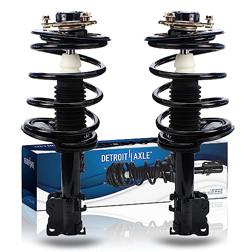 Image of Detroit Axle - 2.5L Front Struts for 2002-2006 Nissan Altima Complete 2 Struts with Coil Spring 2003 2004 2005 Replacement Quick Install Ready Shocks Assembly