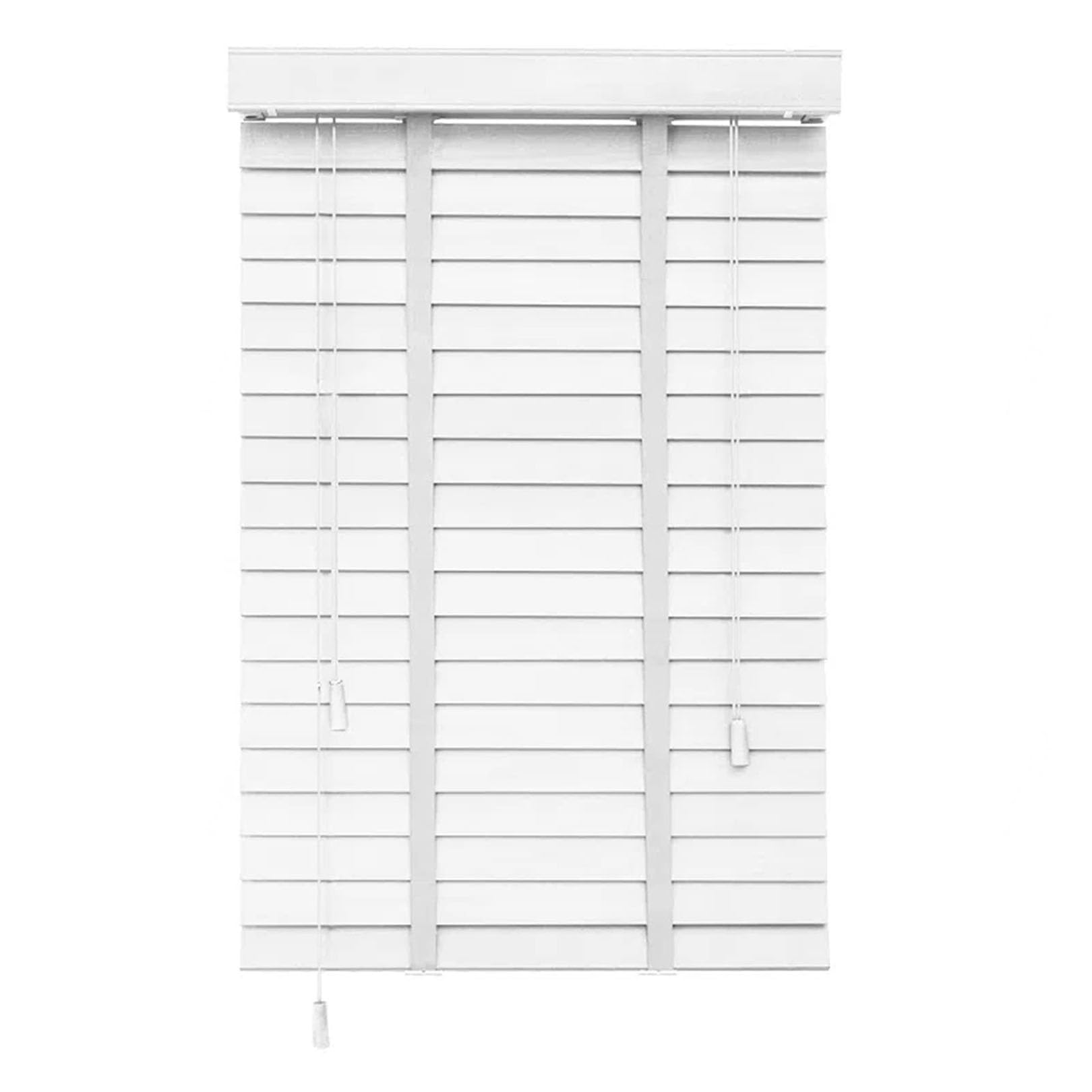 Tende Orizzontali, Veneziane Bianche in Legno for Finestre, Veneziane in Legno Massello, Oscuranti/Privacy/Isolamento Termico, Lamelle da 50mm, Persiane Personalizzabili ( Size : 50x160cm/20x63in )