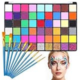 Para cualquier ocasión, desde carnaval hasta festival: juego de maquillaje para niños, ya sea un juego de maquillaje de Halloween, maquillaje de carnaval, festival o maquillaje infantil para niñas, este juego de maquillaje infantil es ideal para fiestas, eventos escolares, representaciones teatrales, fiestas deportivas y más. Incluye plantillas de maquillaje para niños y set de tatuajes con purpurina para niños para posibilidades de diseño ilimitadas.