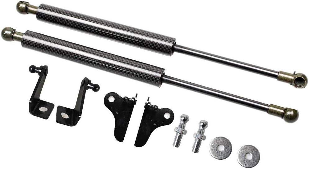 Damper Modify Front Hood Bonnet Gas Struts For Hyundai Grand Starex 2007-2019 Shock Absorber Car Parts Accessories Gift 1 sets (Ordinary Black)