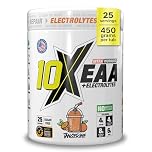10X Athletic EAA Essential Amino Acids - Tangerine | 450g, 25 Servings | 750g Electrolytes per Serving | Muscle Growth, Recovery & Hydration | Vegan, Gluten & Lactose-Free