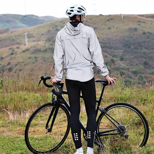 Chaqueta impermeable reflectante para ciclismo hombre miniatura 6