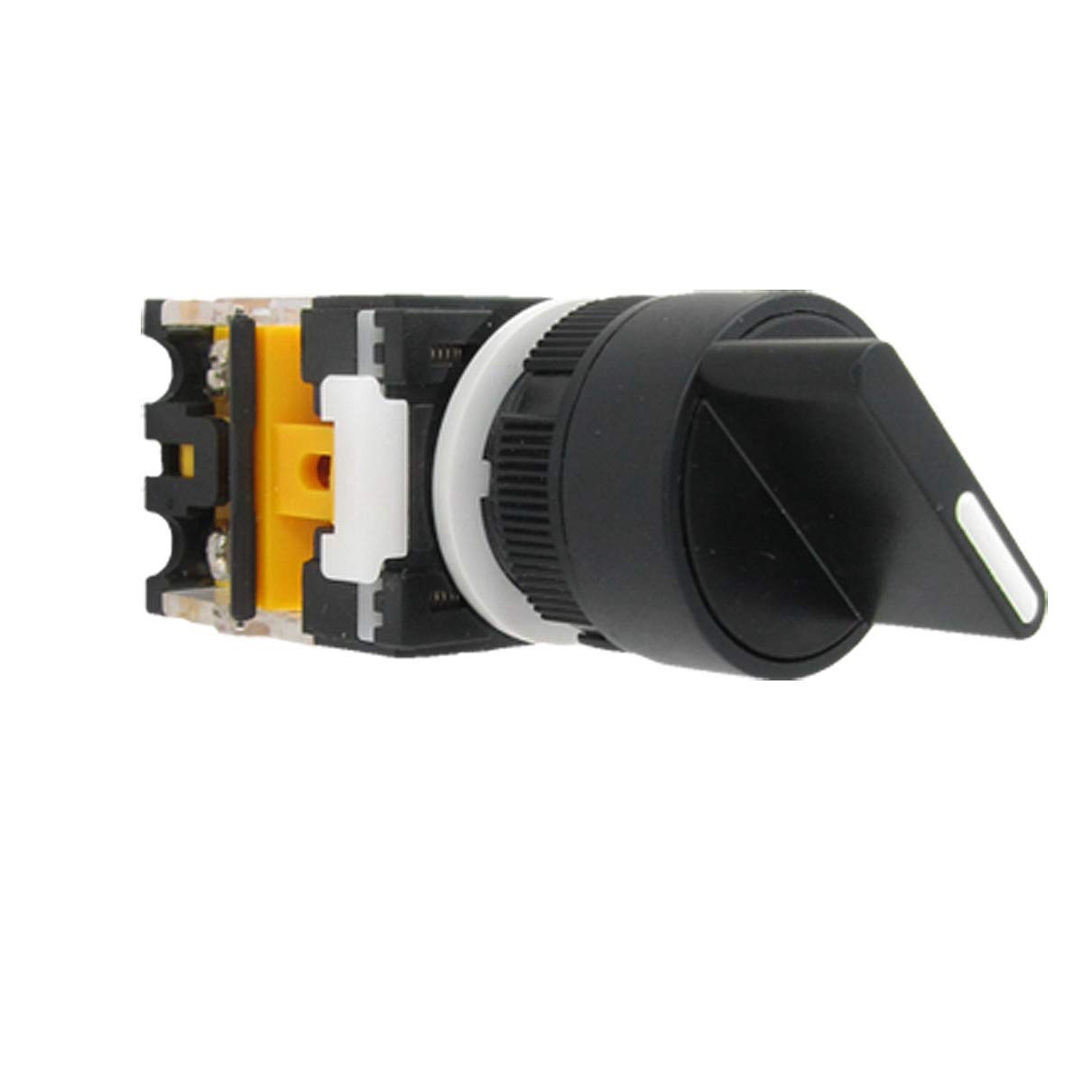 22mm 2 Way Selector Switch 1 NO 1 NC Momentary or Latching 2 Position Rotary Switch CE Stainless Steel 5A IP65 Switch Knob 250V