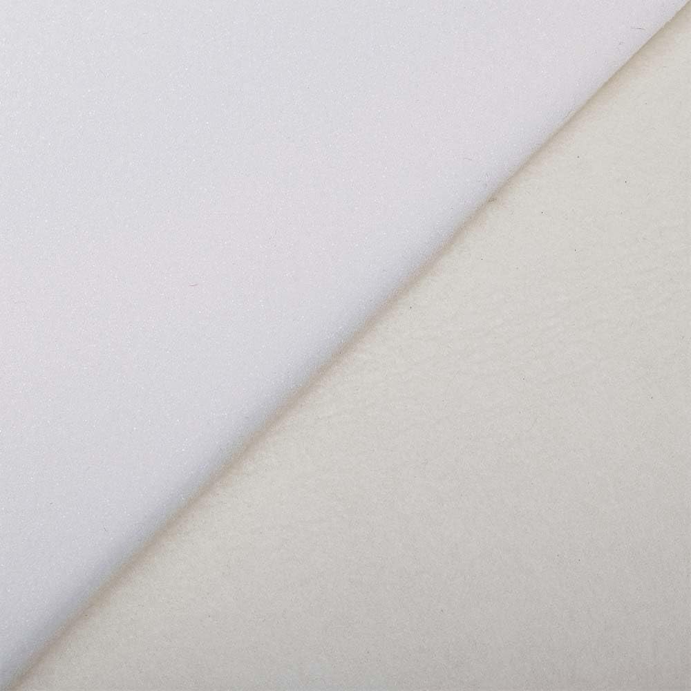 Schaumstoff auf Vliesstoff, 5 mm, Weiß, Breite 150 cm, Meterware