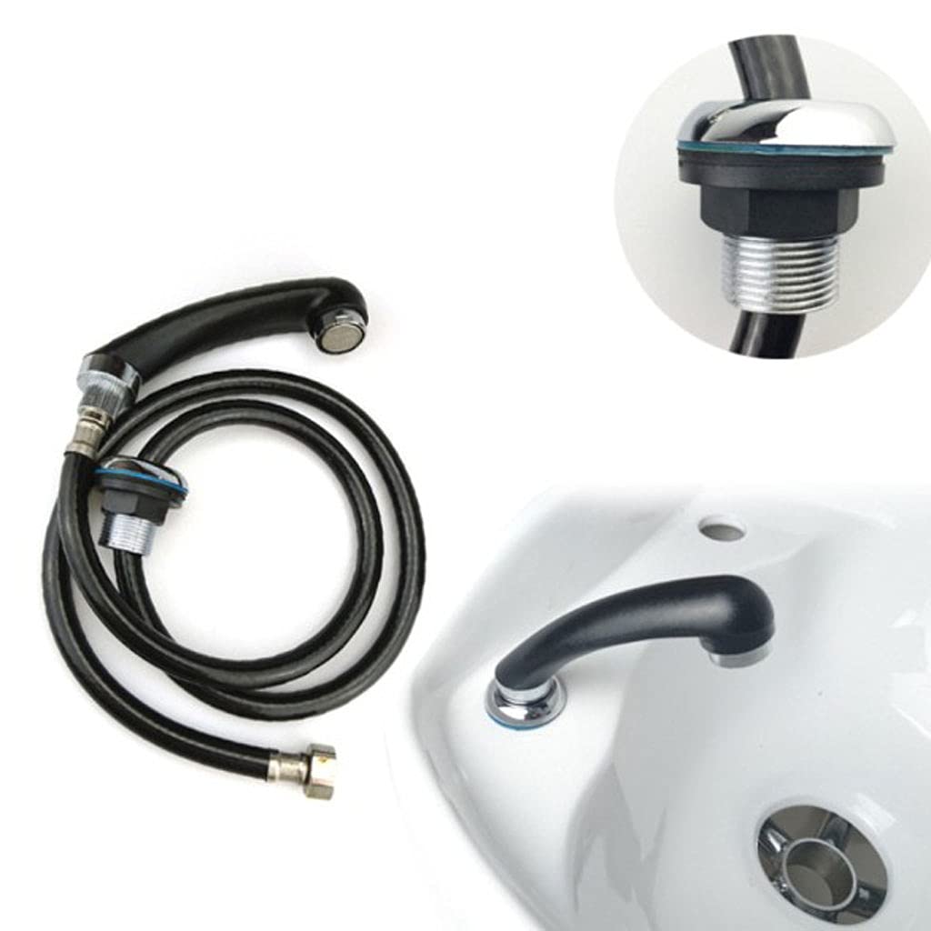 Dolity - Grifo monomando con manguera para lavabo