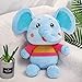 MZSC Cuscino per Dormire in Cotone Peluche A Forma di Elefante in Peluche con Cuscino da 30 Cm