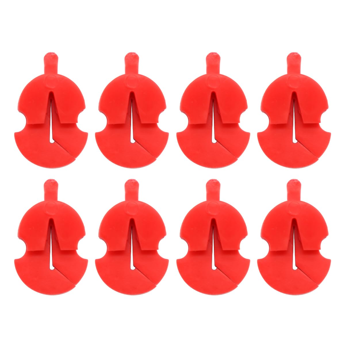 Muiltvoe 8 Pcs Mute For Violin Practise Silencer Violin Instrument Accessories Viola Bridge Red